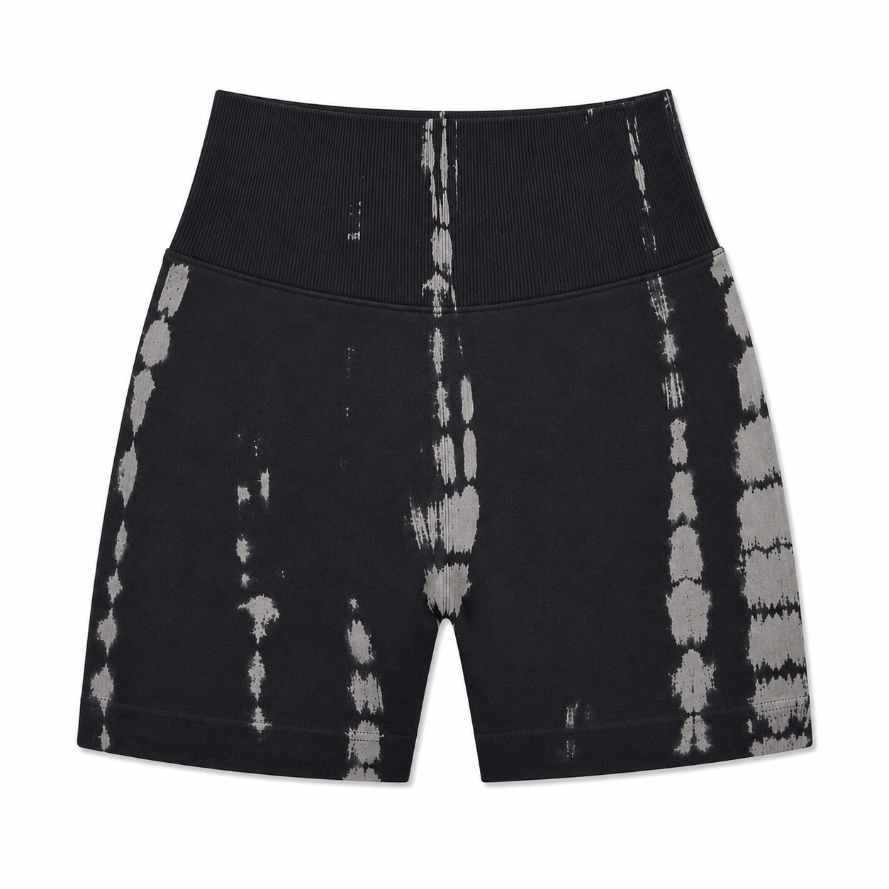 Seamless Black Scale Biker Shorts