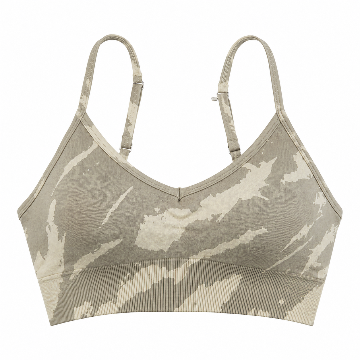 Seamless Camo Yoga Workout Top