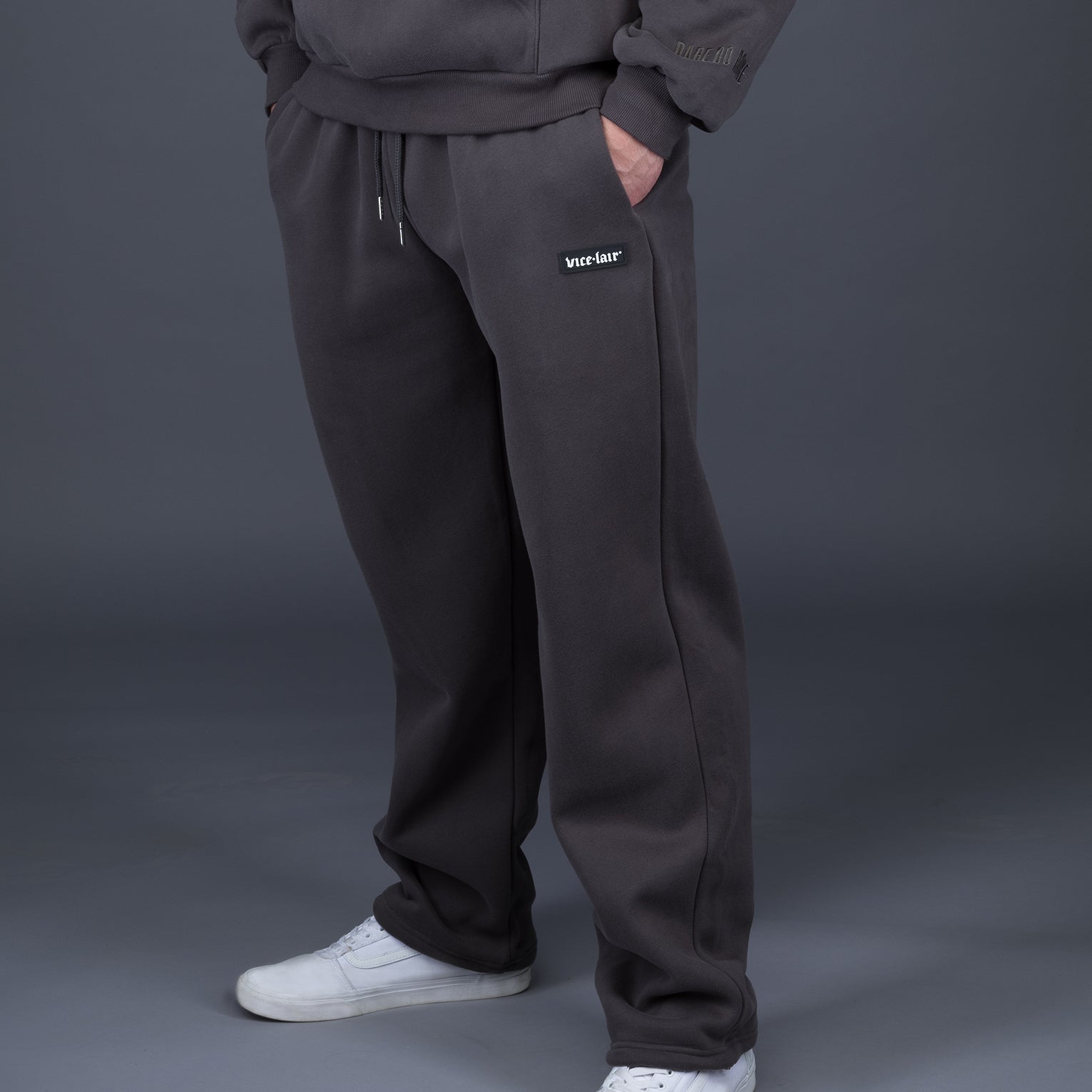 Baggy Straight Leg Sweat Pants