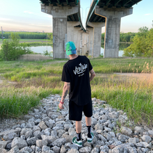 Load image into Gallery viewer, Graffiti Curved Hem T-Shirt
