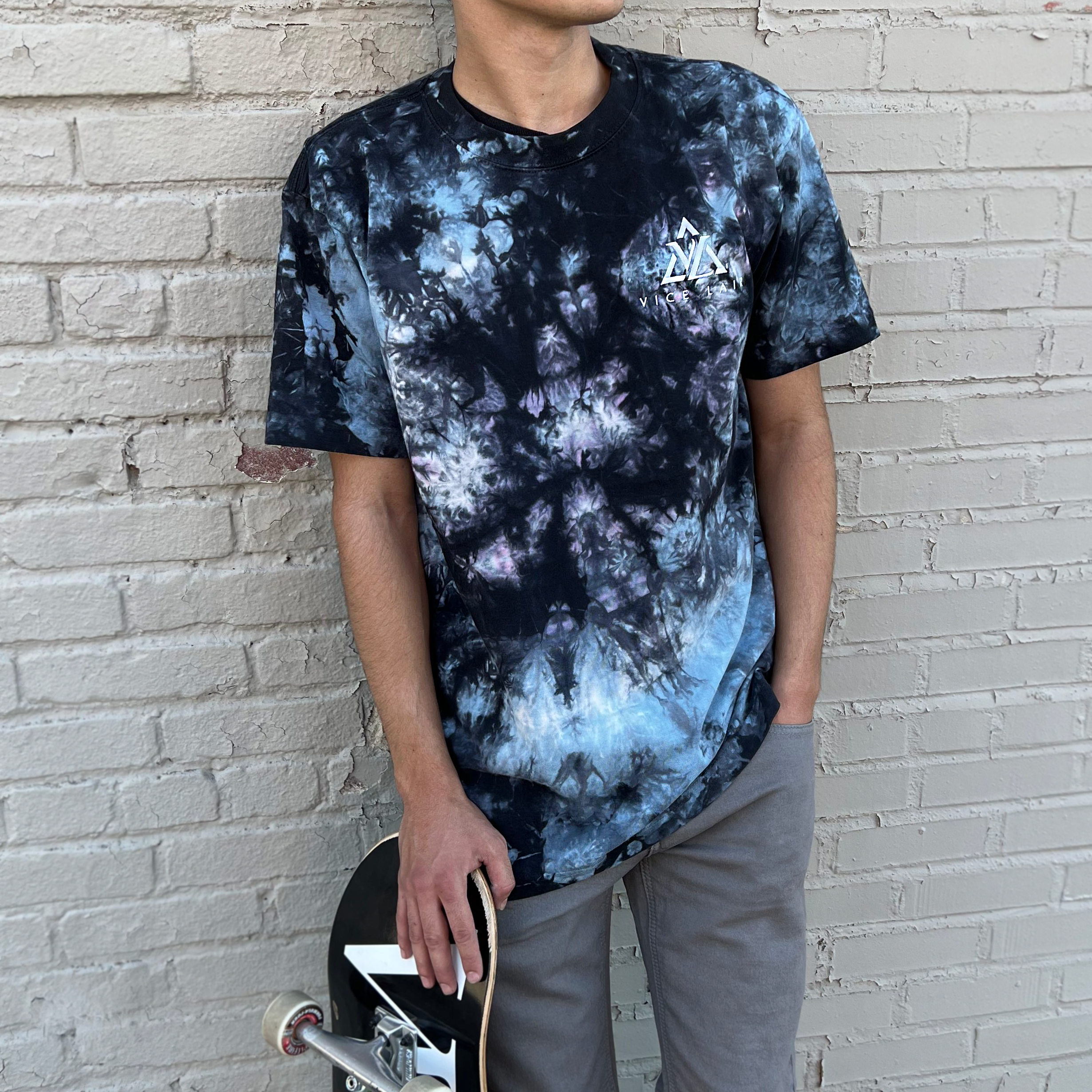 Unisex Milky Way Oversized Tie-Dye T-shirt