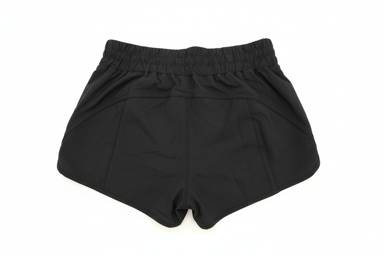 Black womens running shorts