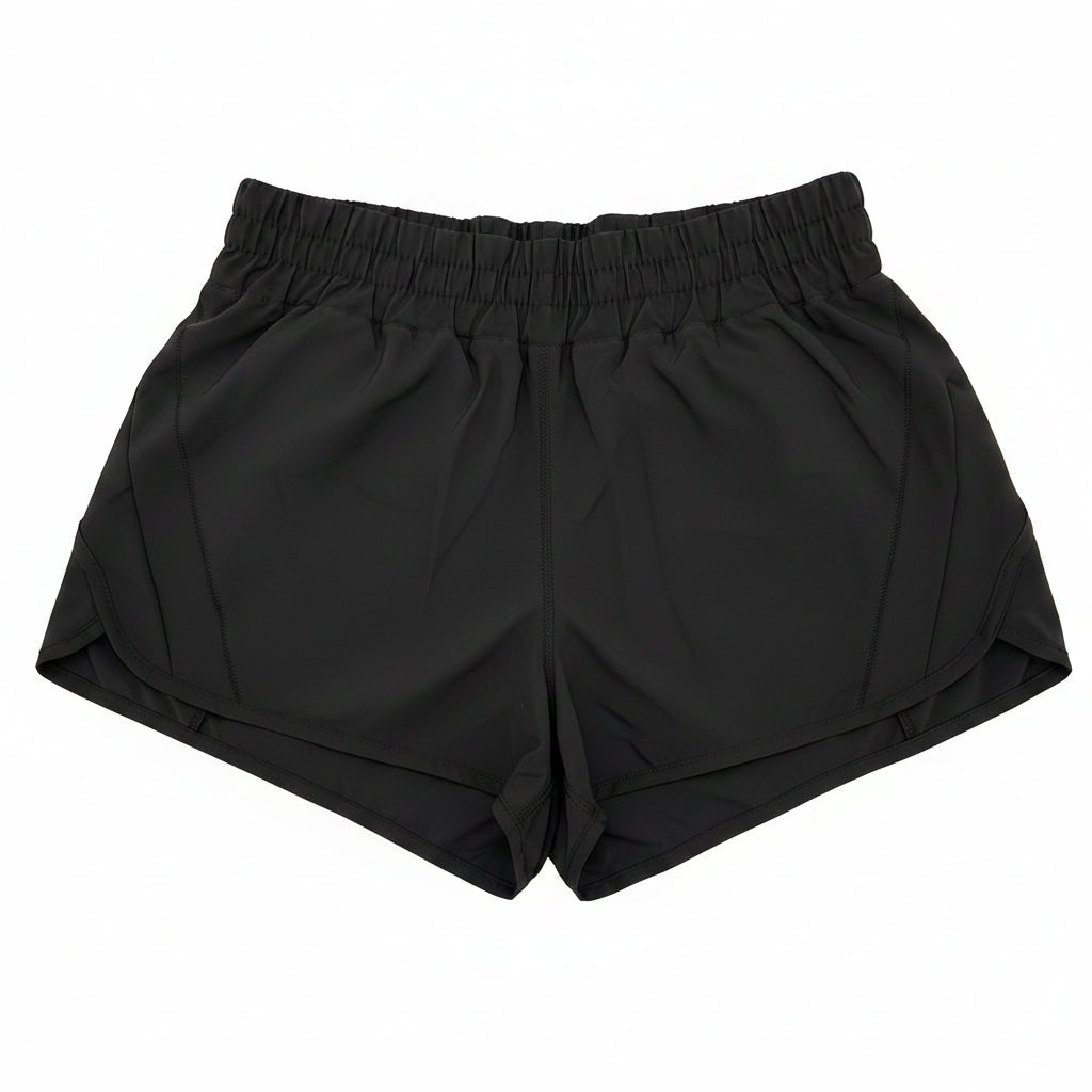 Black womens running shorts